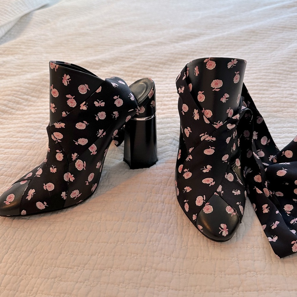 3.1 Philip Lim Floral Black Women's Heels